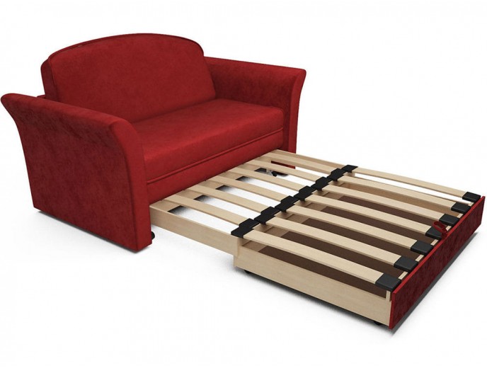 Выкатной диван "Малютка 2" бархат артикул 1958