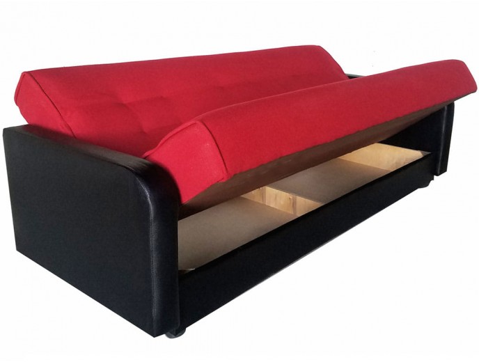 Диван-книжка "Лондон" красный артикул 2103