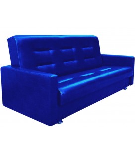 Диван-книжка "Аккорд" экокожа синий