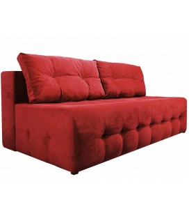 Диван-еврокнижка "Босс Мини" велюр красный
