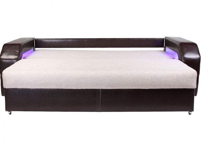 Диван-еврокнижка "Манчестер" с подсветкой рогожка артикул 2252