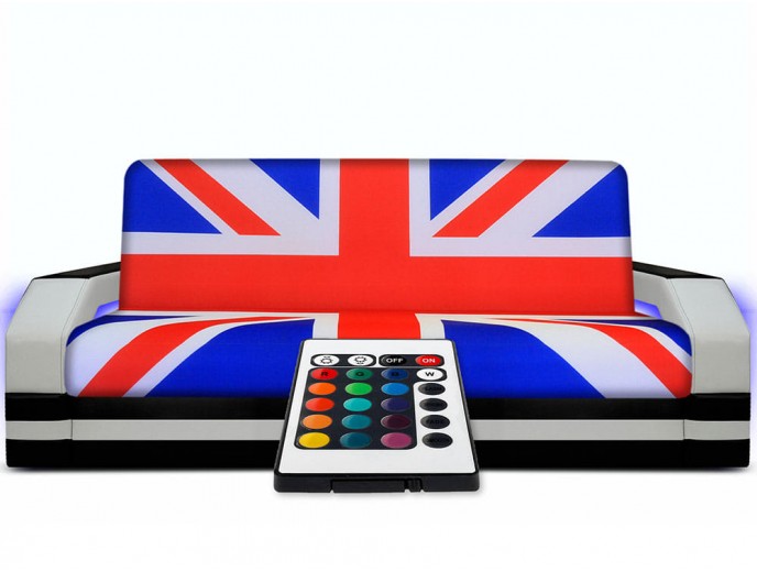 Диван-книжка "Британский флаг" с подсветкой артикул 1104