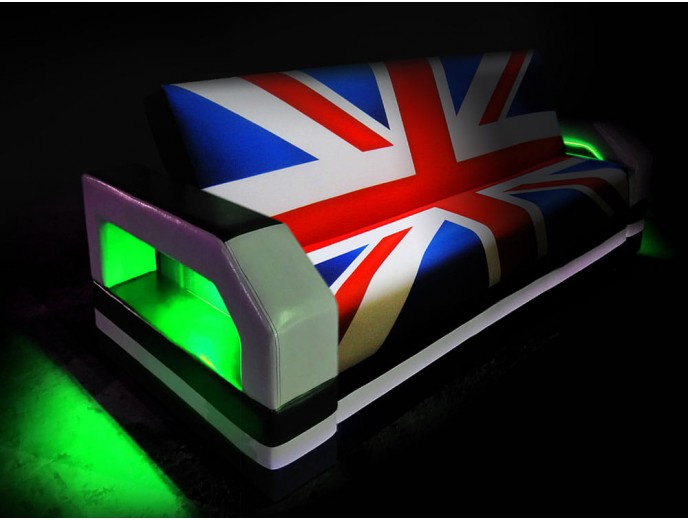Диван-книжка "Британский флаг" с подсветкой артикул 1104