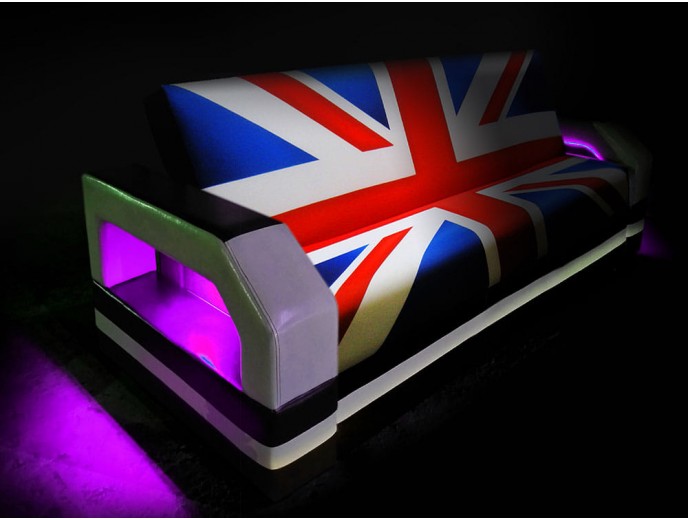 Диван-книжка "Британский флаг" с подсветкой артикул 1104