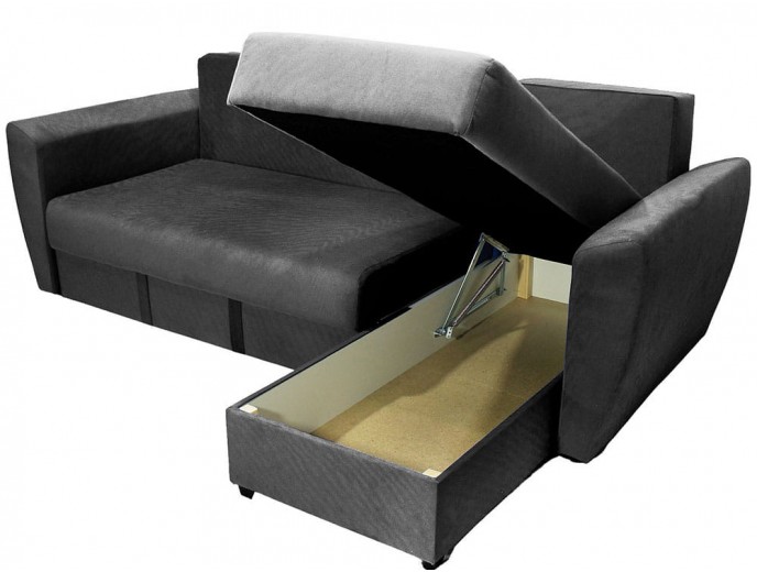 Угловой диван "Амстердам" велюр артикул 2891