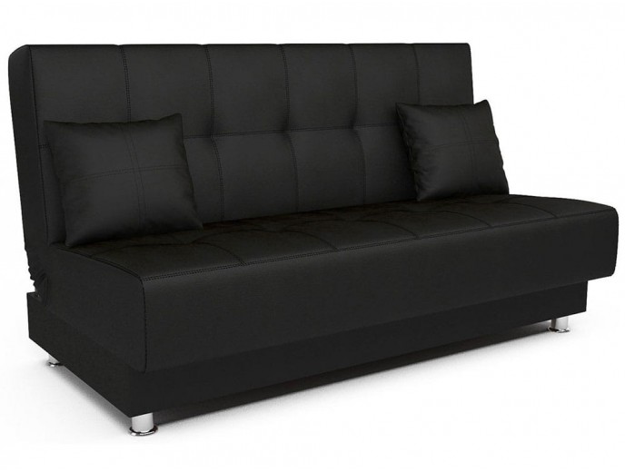 Диван-книжка "Мария" экокожа черный