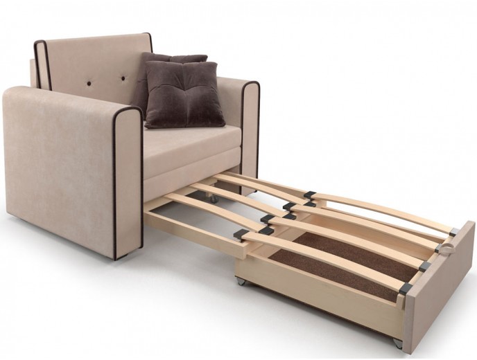 Кресло-кровать "Санта" микровельвет артикул 1994