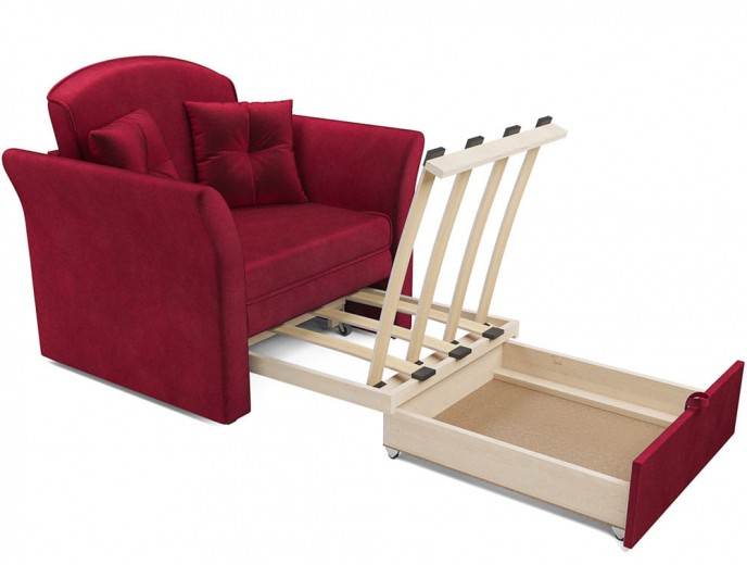 Кресло-кровать "Малютка №2" бархат артикул 2637