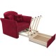 Кресло-кровать "Малютка №2" бархат артикул 2637