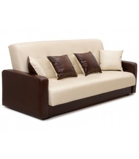 Диван-книжка "Аккорд" бежево-коричневый