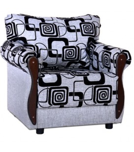 Кресло для отдыха "Клайд" рогожка квадраты