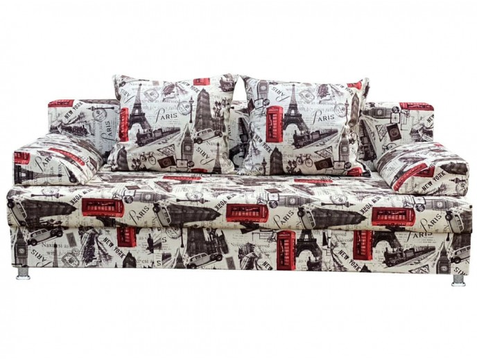 Диван-еврокнижка "Британия" принт Биг Бен артикул 2422