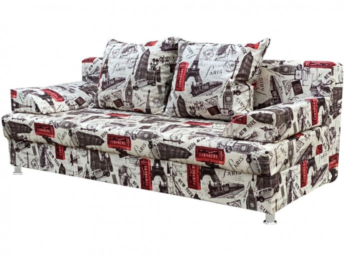 Диван-еврокнижка "Британия" принт Биг Бен артикул 2422