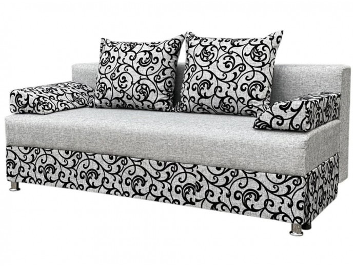 Диван-еврокнижка "Британия-2" рогожка серый артикул 1195