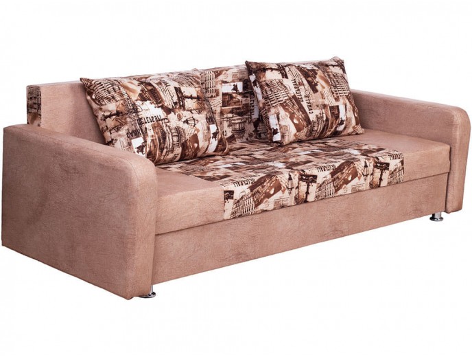 Диван-еврокнижка "Дипломат" вельвет принт Санкт-Петербург