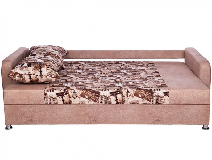 Диван-еврокнижка "Дипломат" вельвет принт артикул 1544