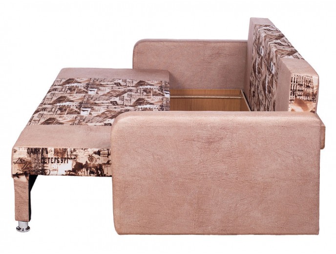 Диван-еврокнижка "Дипломат" вельвет принт артикул 1544