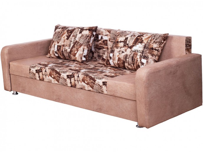 Диван-еврокнижка "Дипломат" вельвет принт артикул 1544