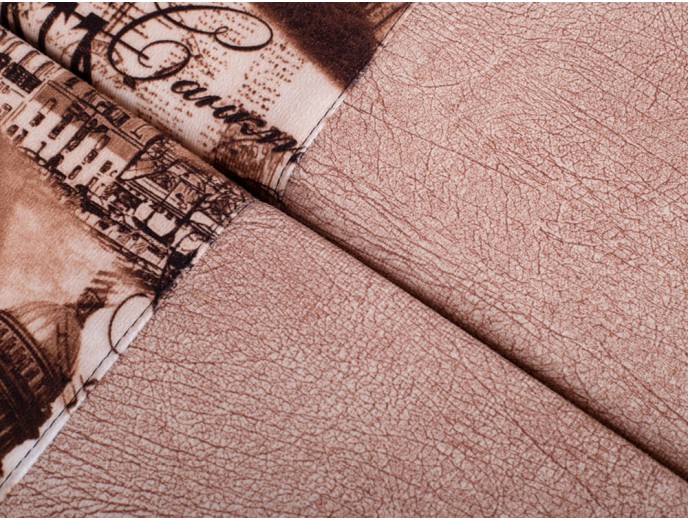 Диван-еврокнижка "Дипломат" вельвет принт артикул 1544