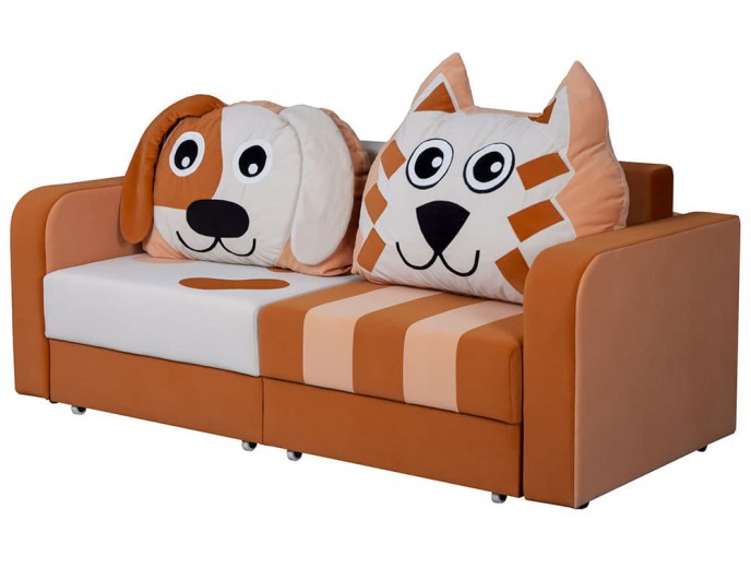 Детский диван "Пес и Кот" артикул 2568