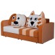 Детский диван "Пес и Кот" артикул 2568