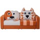 Детский диван "Пес и Кот" артикул 2568