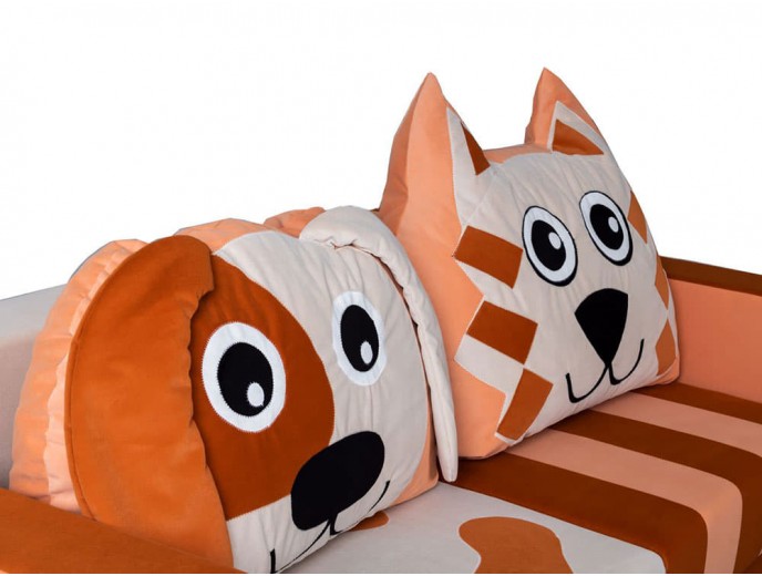 Детский диван "Пес и Кот" артикул 2568