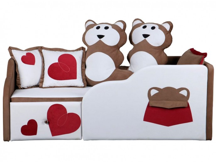 Детский диван "Мишутки" артикул 2589