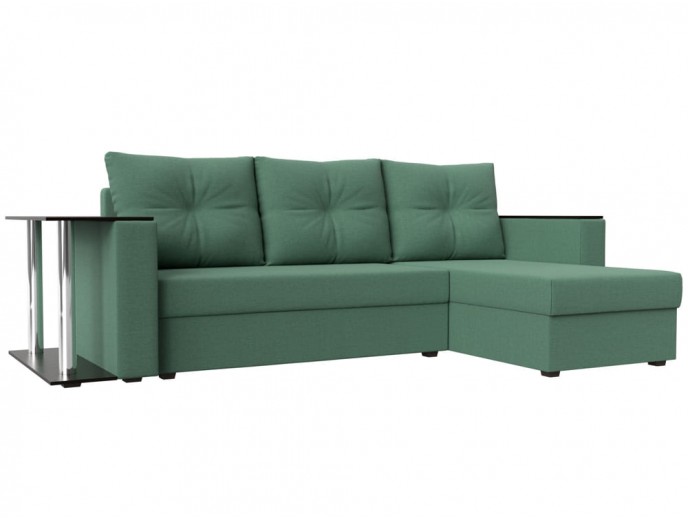 Угловой диван "Атланта Лайт" рогожка артикул 1404