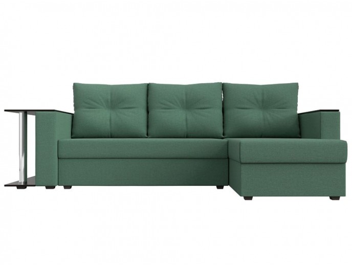 Угловой диван "Атланта Лайт" рогожка артикул 1404