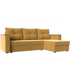 Угловой диван "Атланта Лайт БС" вельвет