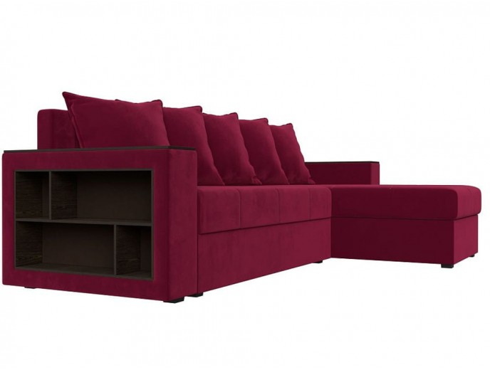Угловой диван "Дубай Лайт" вельвет артикул 1384