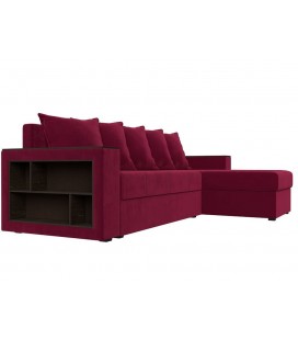 Угловой диван "Дубай Лайт" вельвет артикул 1384