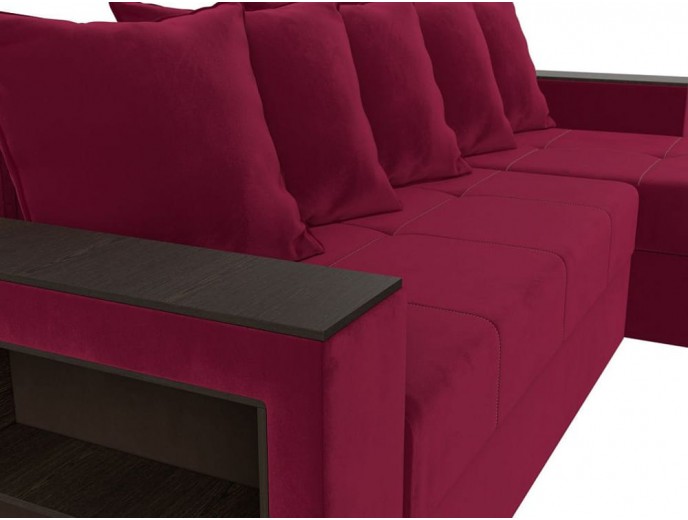 Угловой диван "Дубай Лайт" вельвет артикул 1384