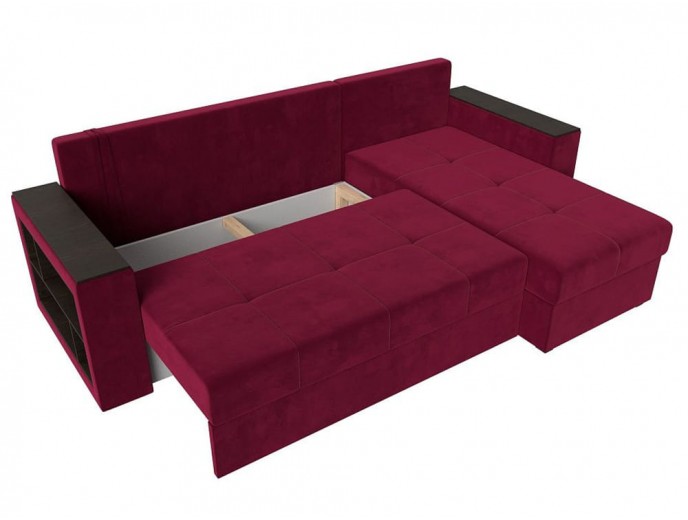 Угловой диван "Дубай Лайт" вельвет артикул 1384