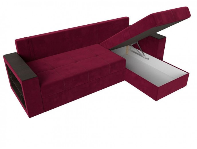 Угловой диван "Дубай Лайт" вельвет артикул 1384