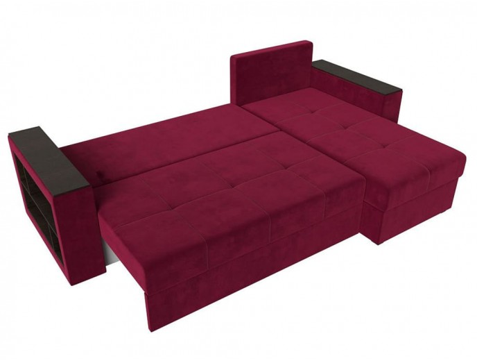 Угловой диван "Дубай Лайт" вельвет артикул 1384