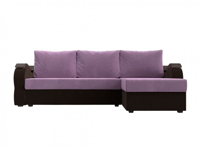 Угловой диван "Меркурий Лайт" вельвет артикул 2647
