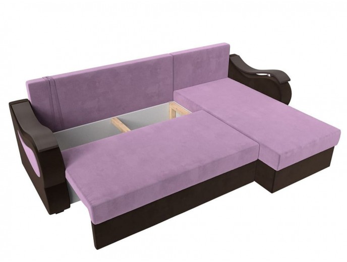 Угловой диван "Меркурий Лайт" вельвет артикул 2647