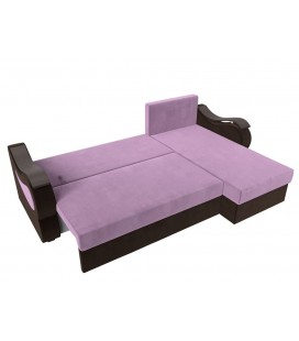 Угловой диван "Меркурий Лайт" вельвет артикул 2647