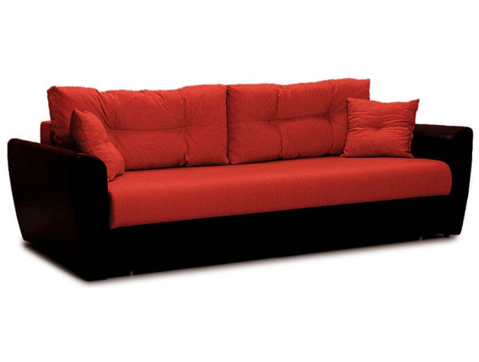 Диван-еврокнижка "Амстердам" красный