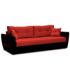 Диван-еврокнижка "Амстердам" красный