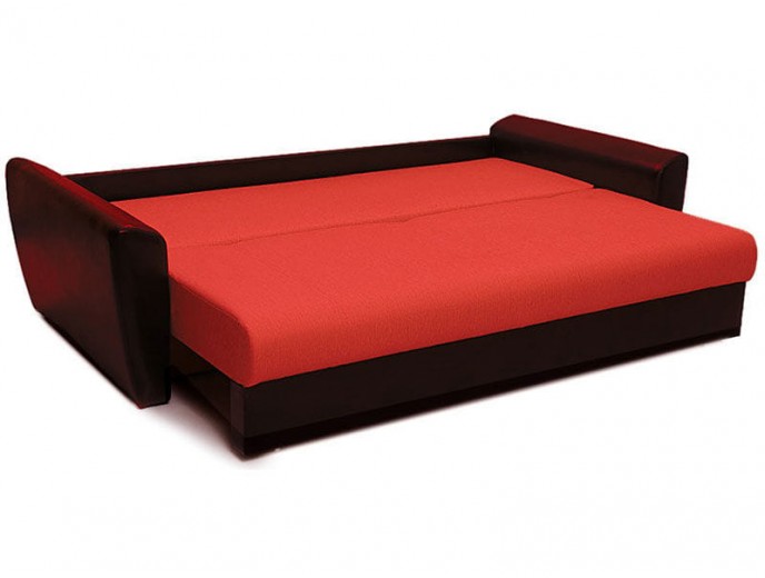 Диван-еврокнижка "Амстердам" красный артикул 2114