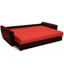 Диван-еврокнижка "Амстердам" красный артикул 2114