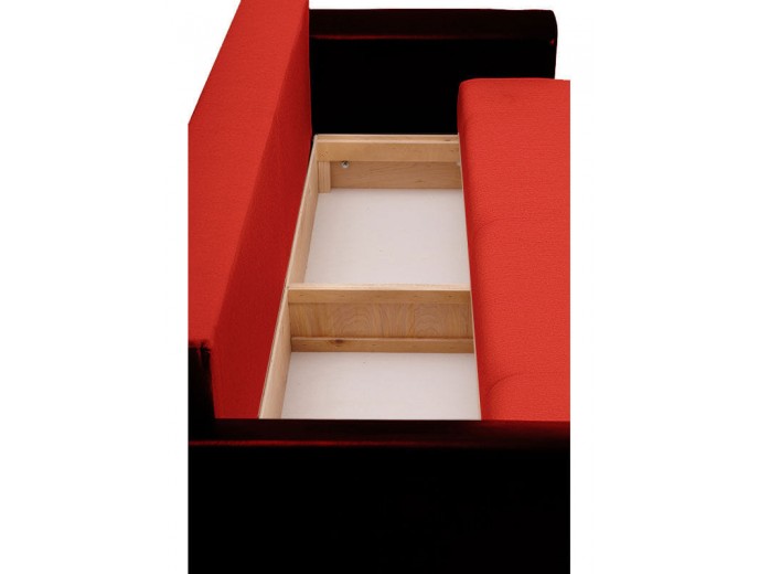 Диван-еврокнижка "Амстердам" красный артикул 2114