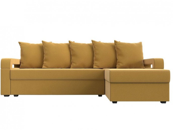 Угловой диван "Гермес Лайт" микровельвет артикул 1297